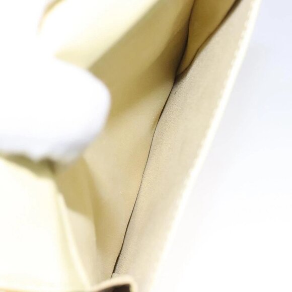 LOUIS VUITTON Monogram Vernis Motto Pouch Lime Yellow - Picture 13 of 16